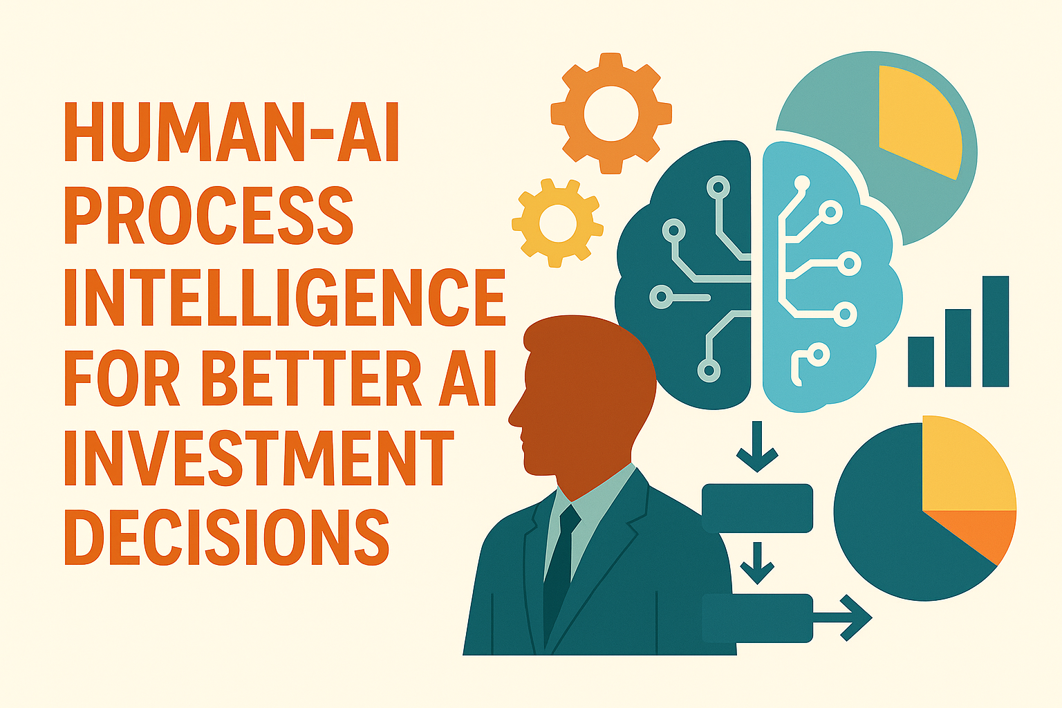 Human-AI Process Intelligence for Better AI Investment Decisions