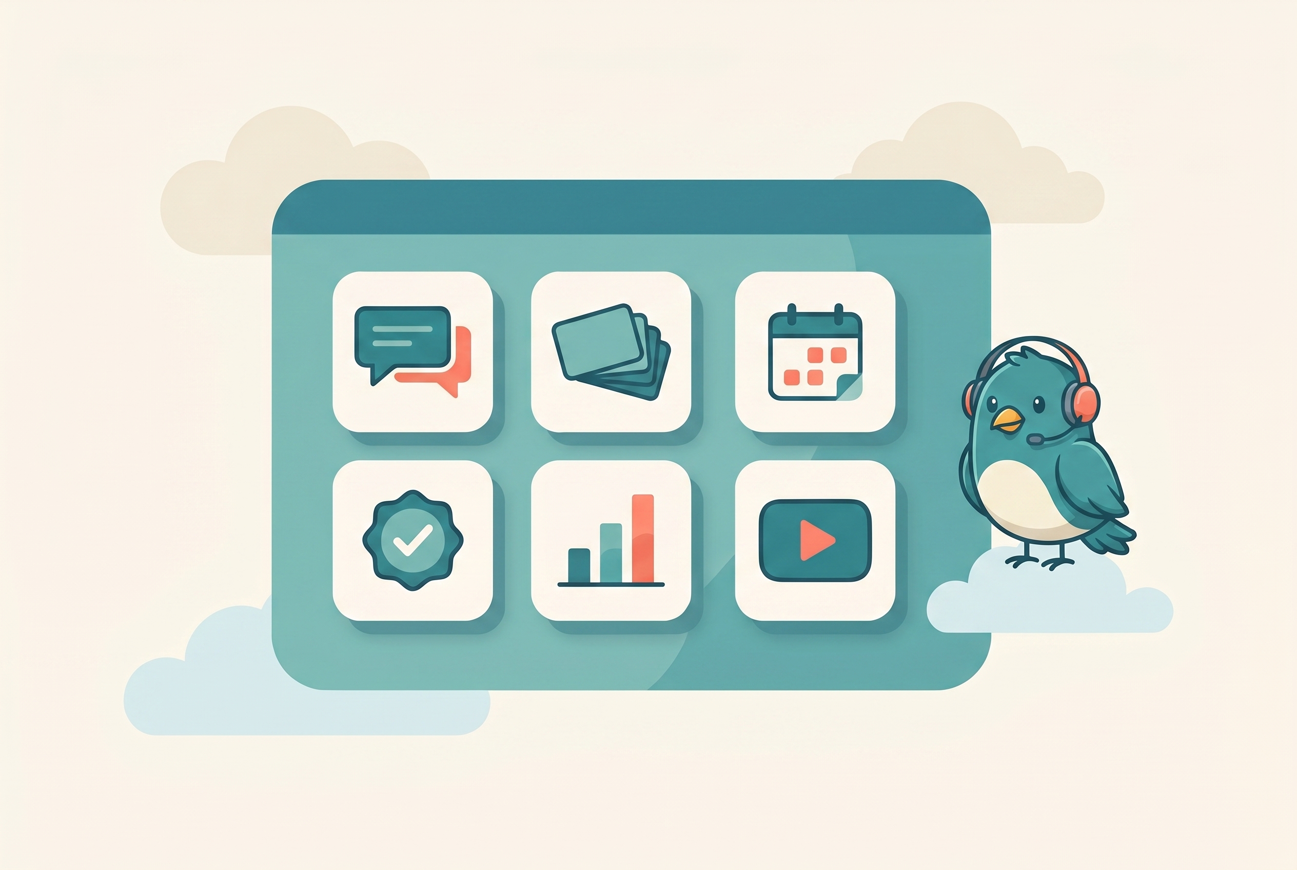 A tour of Squawk: the ten surfaces