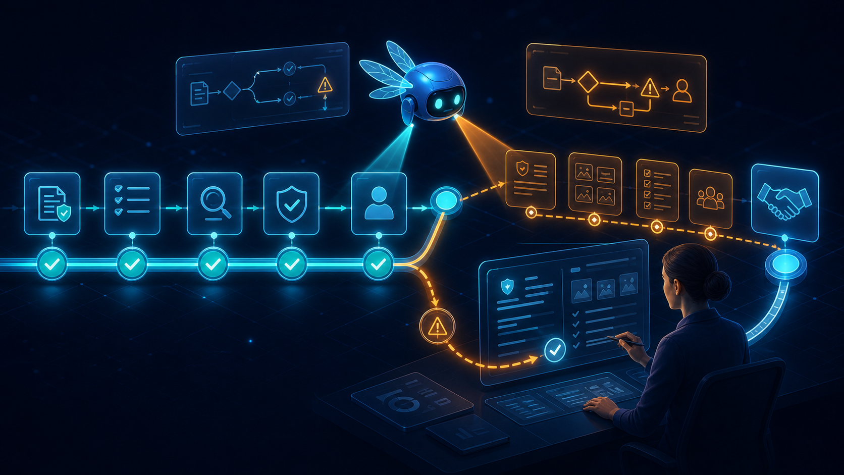 Underwriting AI Needs Visible Human Boundaries
